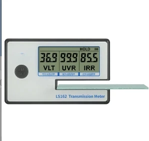 Portable Window Tint Transmission Meter Linshang LS162 Measure IR Rejection UV Blocking Rate Visible Light Transmittance