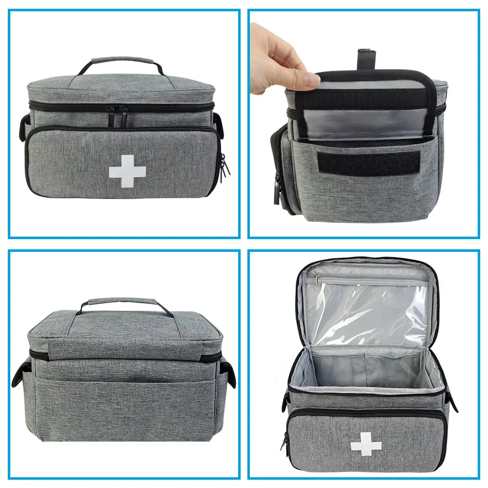 Imagem -05 - Handheld Travel Medical Kit Organizador Multifuncional de Classificação Kit de Primeiros Socorros para Casa Escola Sala de Saúde Gabinete de Medicina Clínica