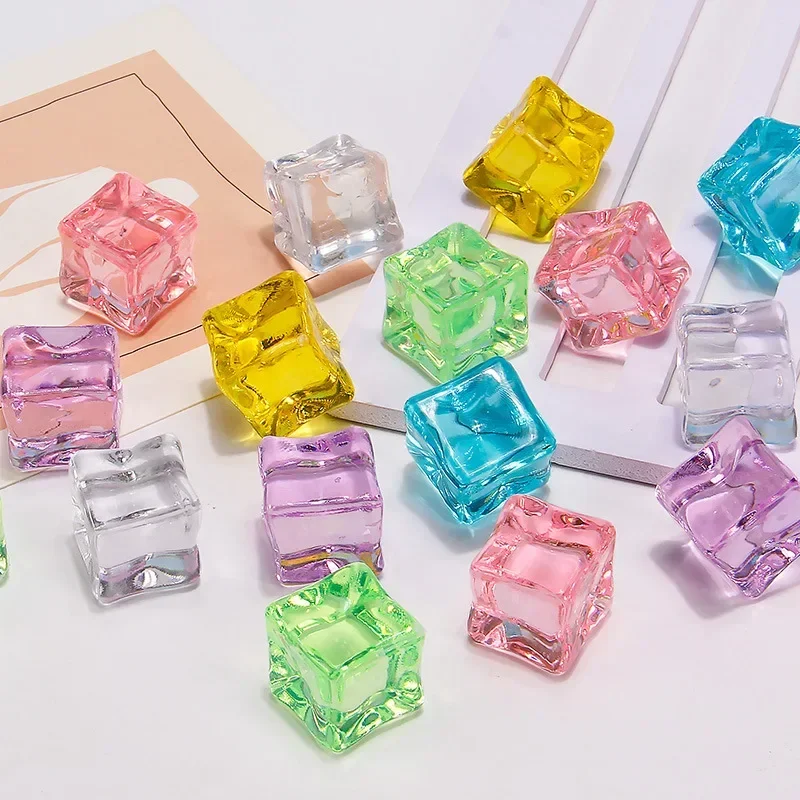 Acrylic Transparent Ice Handmade Material Jelly Color DIY Jewelry Accessories Spring Small Fragrance Simulated Ice Particles