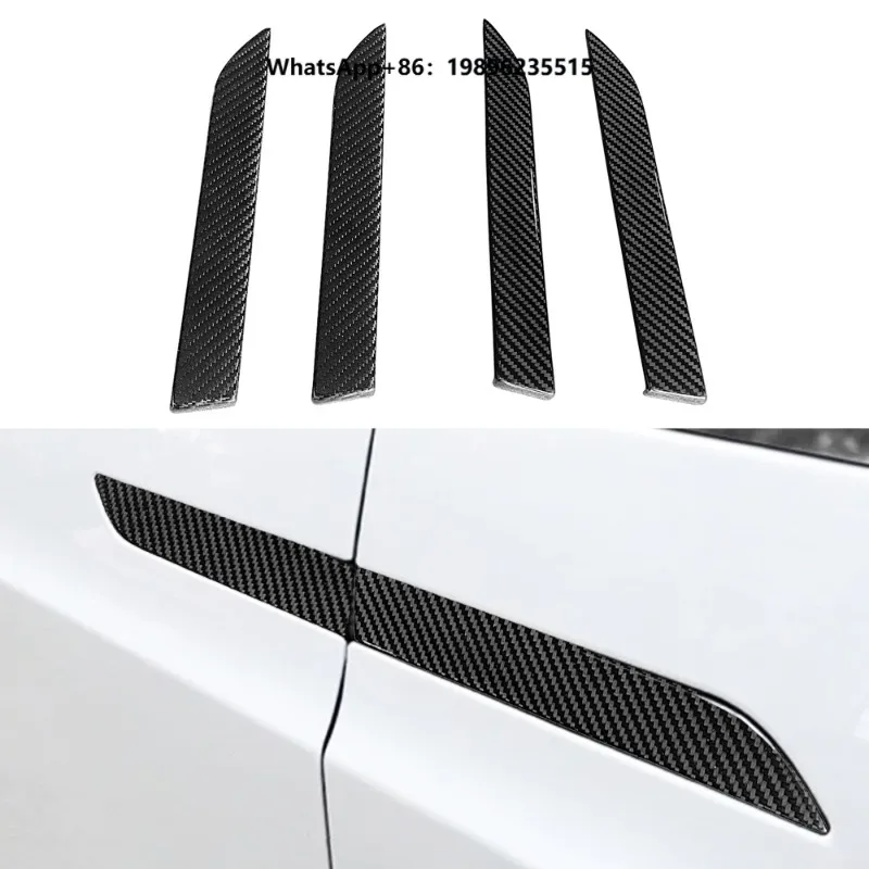 Dry Carbon Fiber Door Handle Cover for X 2017 + Car Accessories Exterior Trim