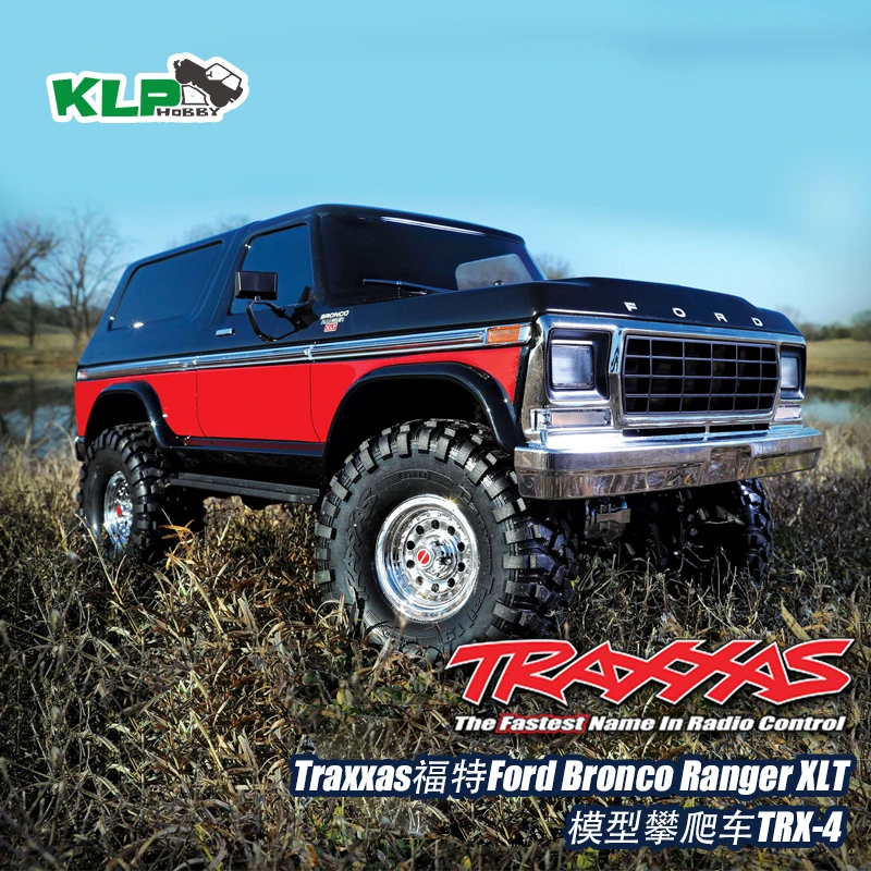 Traxxas Ford Bronco Ranger Xlt Simulation Model Climbing Car 82046-4 Remote Control Off-Road Vehicle