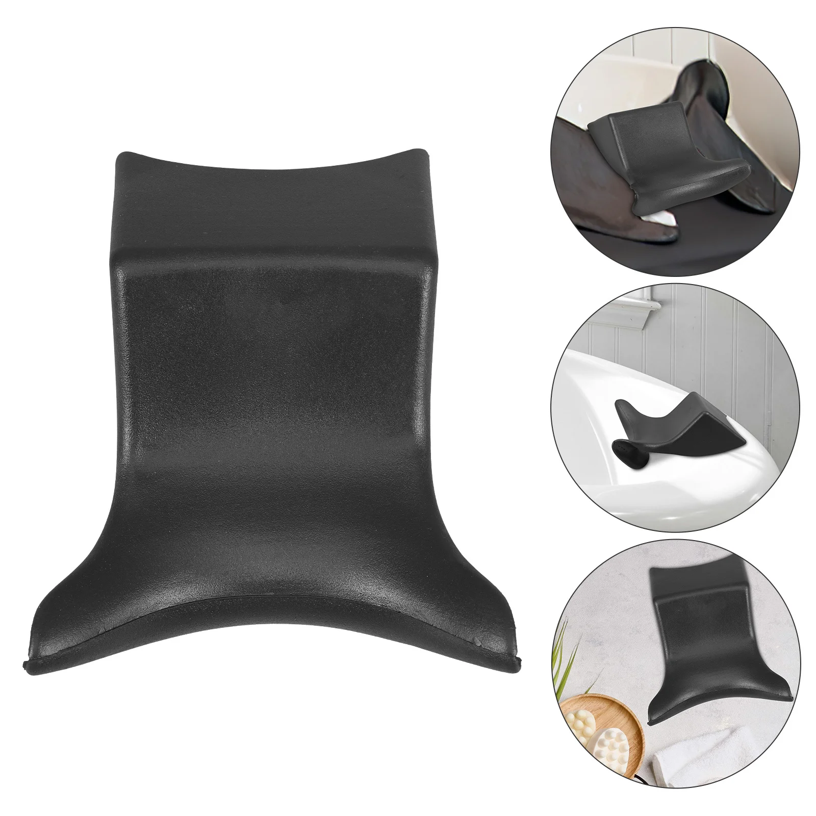 

Salon Hair Washing Neck Cushion Comfortable PU Material Shampoo Bowl Pillow Stable Neck Support Rest for Spa Bath Tub Use