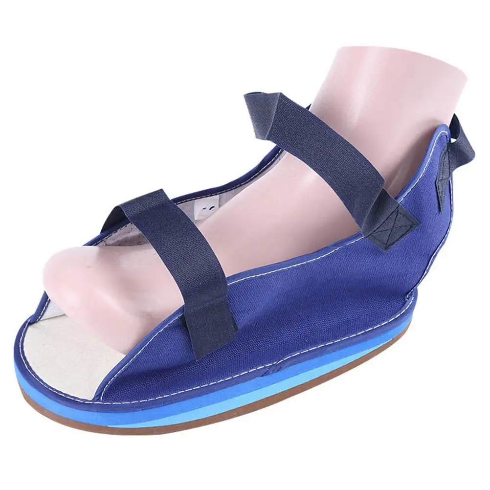 

Foot Fracture Walking Shoes Gypsum Shoes Protective Canvas Post Op Shoe Plaster Cover Women Men Lightweight