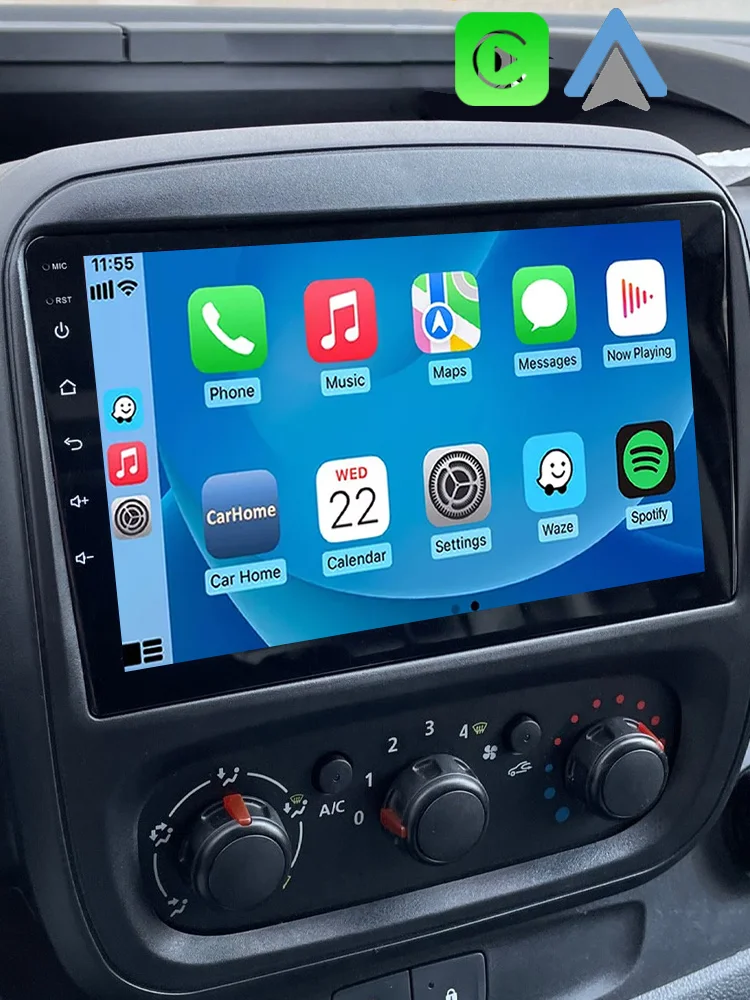 MOPECT 64GB Android 15 Autoradio DVR DAB+ Android15 AM FM voor Vauxhall Vivaro B 2014-2019 Autostereo Radio Carplay GPS BT WiFi - afbeelding 2