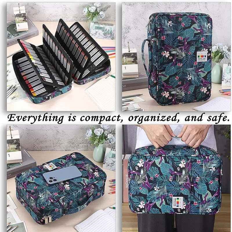 300 Slots Pencil Case School Pencilcase Supplies Large Capacity Pen Bag Stationery Organizer Box for Girls Art Pouch Acsesories - Image 3