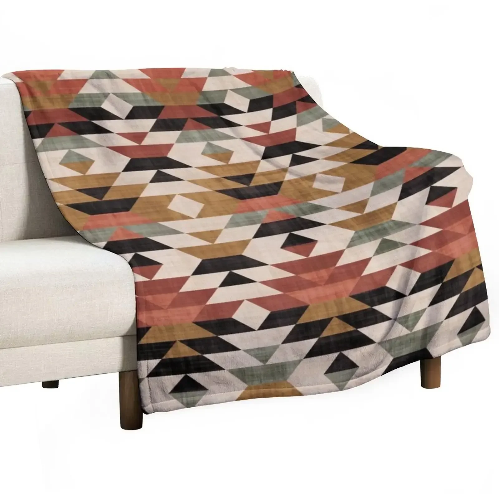 Southwestern Boho Prints Throw Blanket Blankets For Bed Single Soft Plaid Blankets