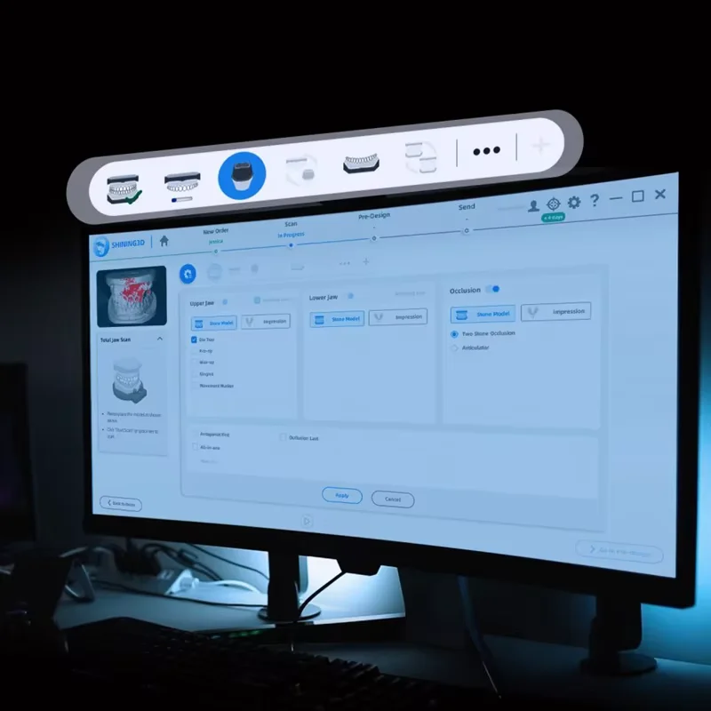 3D AutoScan DS EX Pro H com câmeras de alta resolução Algoritmos avançados Interface fácil de usar