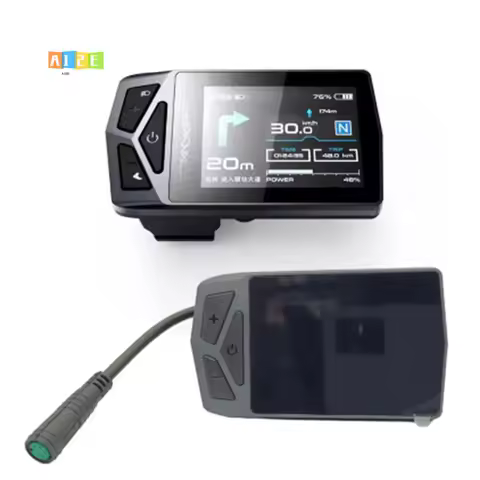 A12E-1Pc For Bafang Protocol Display Hot Sale Electric Bicycle LCD Display 12V/32V/48V/60V 500C BBS 01 02 HD G510 G330