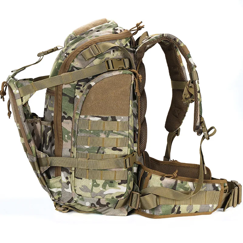 Imagem -02 - Nylon Tactical Camuflagem Duffel Bolsa Grande Capacidade Caminhadas e Camping Mochila Caça ao ar Livre 45l 1000d