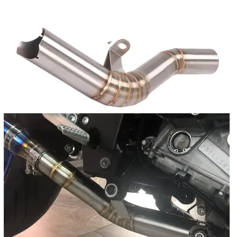 스즈키 GSXR 600 750 K8 K9 L1 GSXR750 GSXR600 2008-2010용 오토바이 배기 머플러 중간 연결 파이프 슬립온