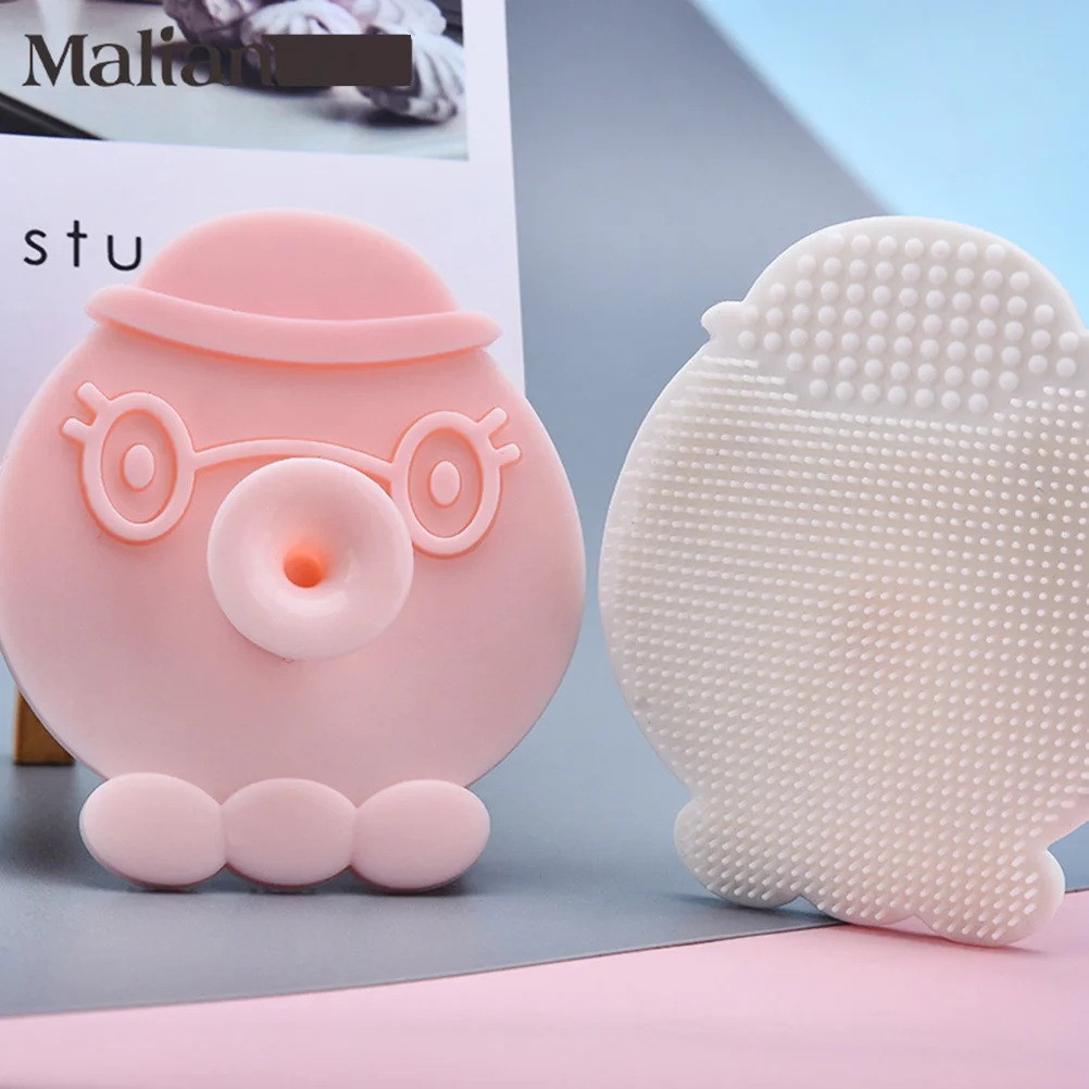 3 قطعة فرشاة تنظيف الوجه سيليكون الأخطبوط على شكل الغسيل اليدوي لتنظيف الوجه بالكامل خفيف على الجلد بسط صحي سهل #3