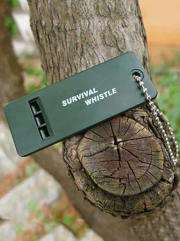 High Decibel Survival Whistle, Caminhadas ao ar livre, Camping, Caça, Ferramenta de Emergência,