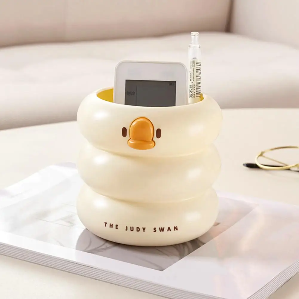 Держатель для кистей в виде утки, органайзер для кистей для макияжа, стильный мультяшный органайзер для хранения кистей, Многофункциональный Домашний Органайзер