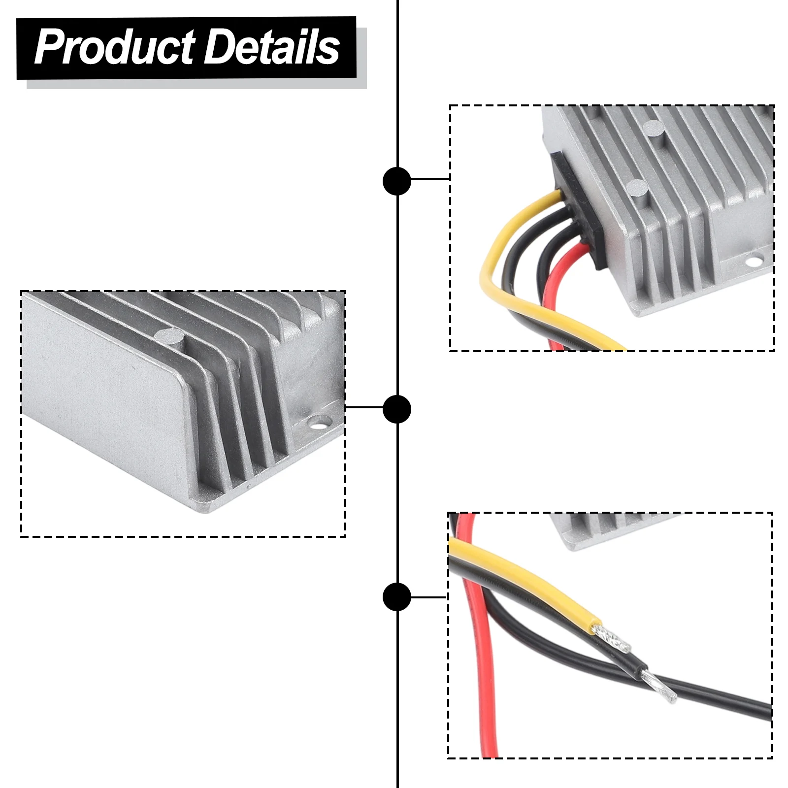 225W 12V to 15V DC-DC Boost Module 15A Output Power Supply for Solar Off-grid Systems and Energy Storage Units