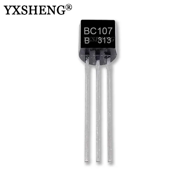 50PCS/LOT BC107B BC108B BC109B BC237B TO-92 Triode Transistor YXSHENG BC107 BC108 BC109 BC237 In Stock