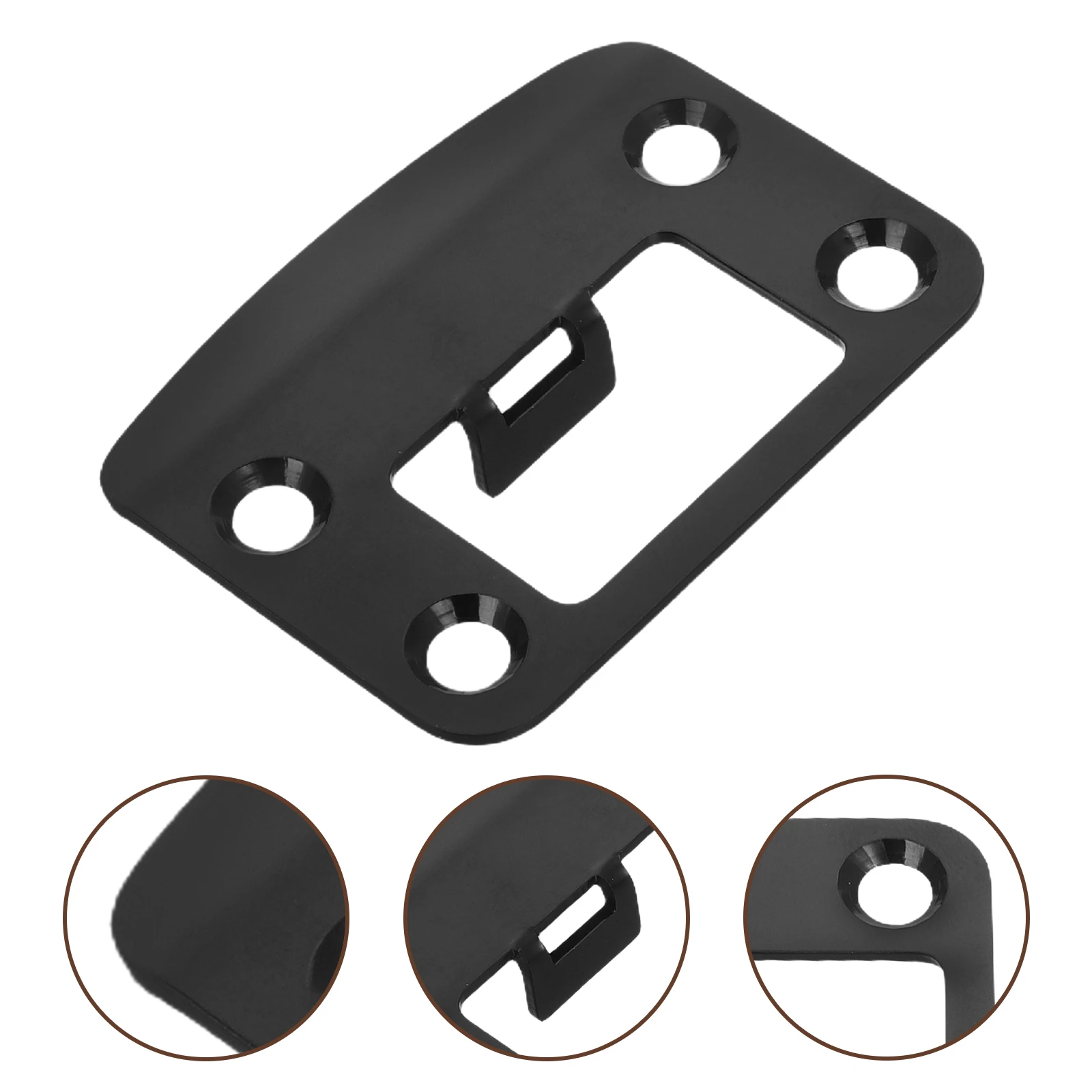 

1 set 1 Set High-Strength Stainless Steel Door Strike Reinforcement Security Latch Guard For Exterior Interior Fix Universal