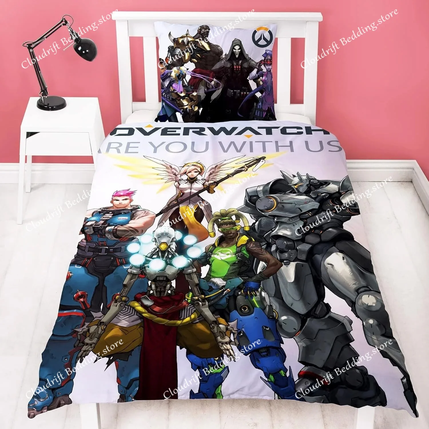 Duvet Cover Overwatch 3D Exquisite Game OW Digital Printing Bedding Set Comforter Bed Youth Home Decor Kids Boys Gift
