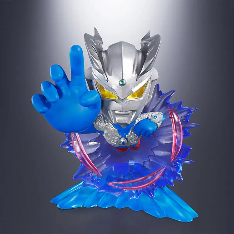 TAMASHII Nations Box Q - versie Ultraman Figures - Zero, Tiga Blind Box Collectibles met eivormige dozen voor decoratie