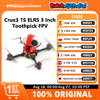 Happymodel Crux3 1S ELRS 2.4G RX 115mm Wheelbase 3 Inch F4 Toothpick FPV Racing Drone BNF w/ 5.8G VTX Caddx 1200TVL Camera