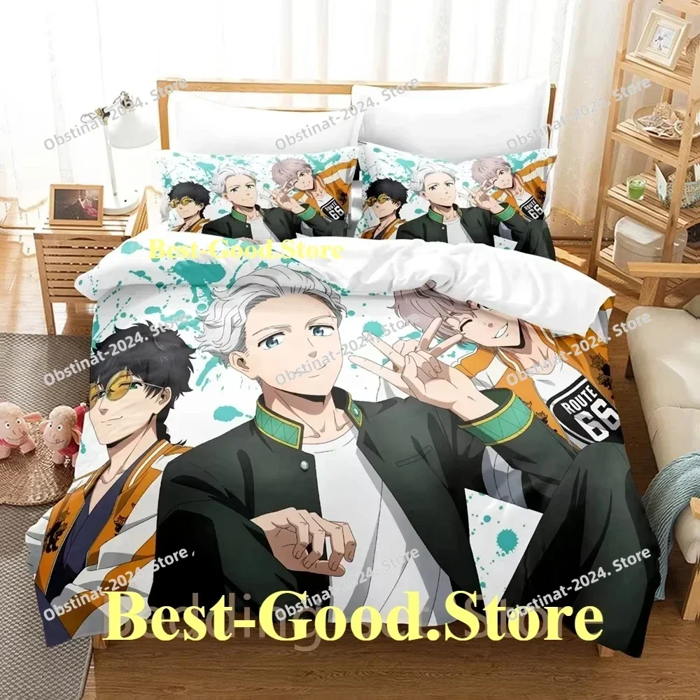 2024 WIND BREAKER Bedding Set Printed Bed Set With Pillowcase Bed Duvet Cover Soft Single Double Queen Super King Size Bedroom