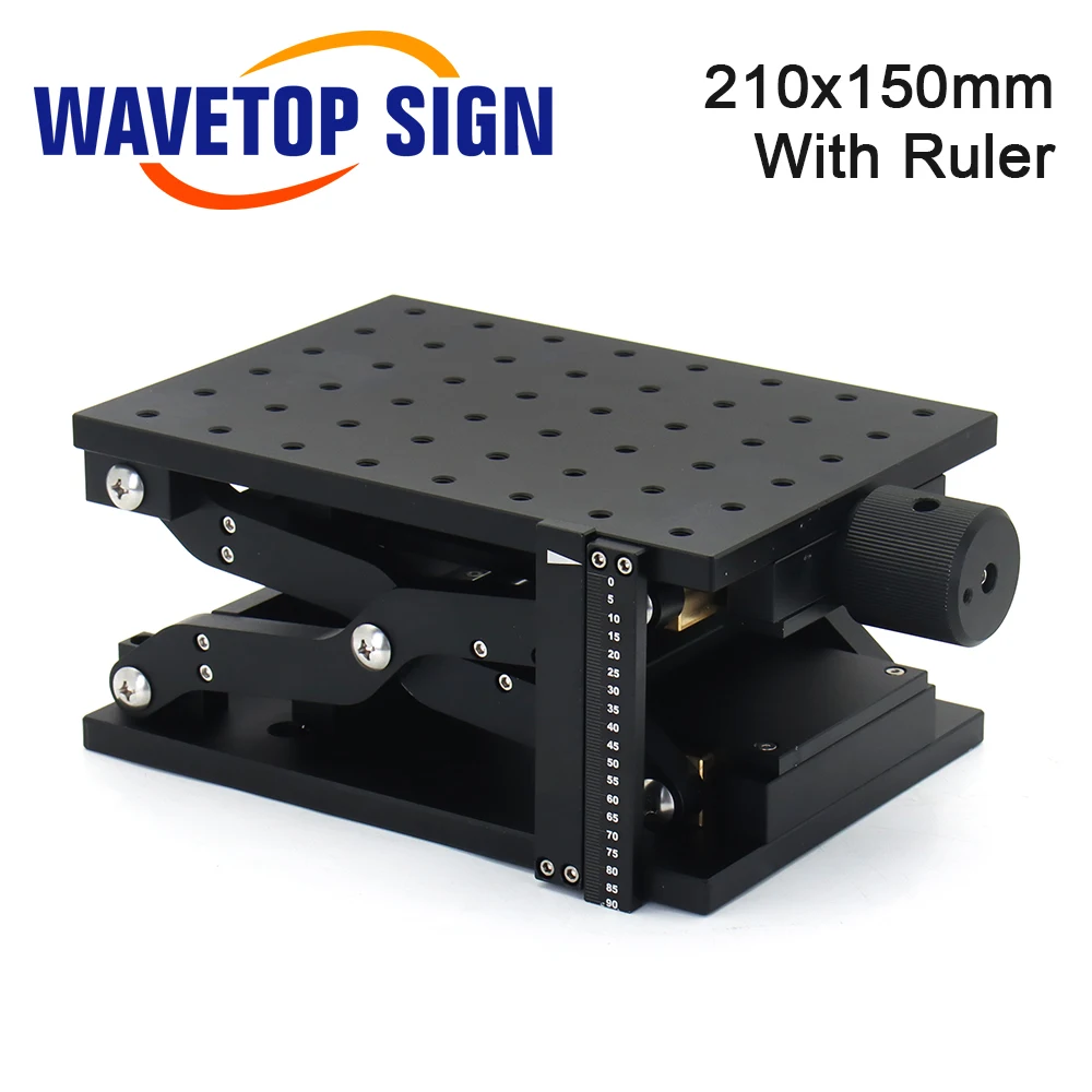 SignkoRay 1D Piano di lavoro mobile Ascensore 120mm/90mm Tavolo portatile Custodia per armadio Parte fai da te per macchina per marcatura laser