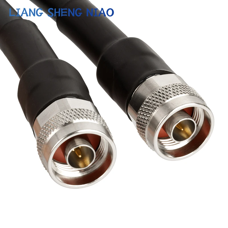 RG8U Double N Jump line High-Quality Dual N Male to N Male Coaxial Pigtail Jumper RG8 RG8/U LMR400 SYWV50-7 7D-FB extend Cable