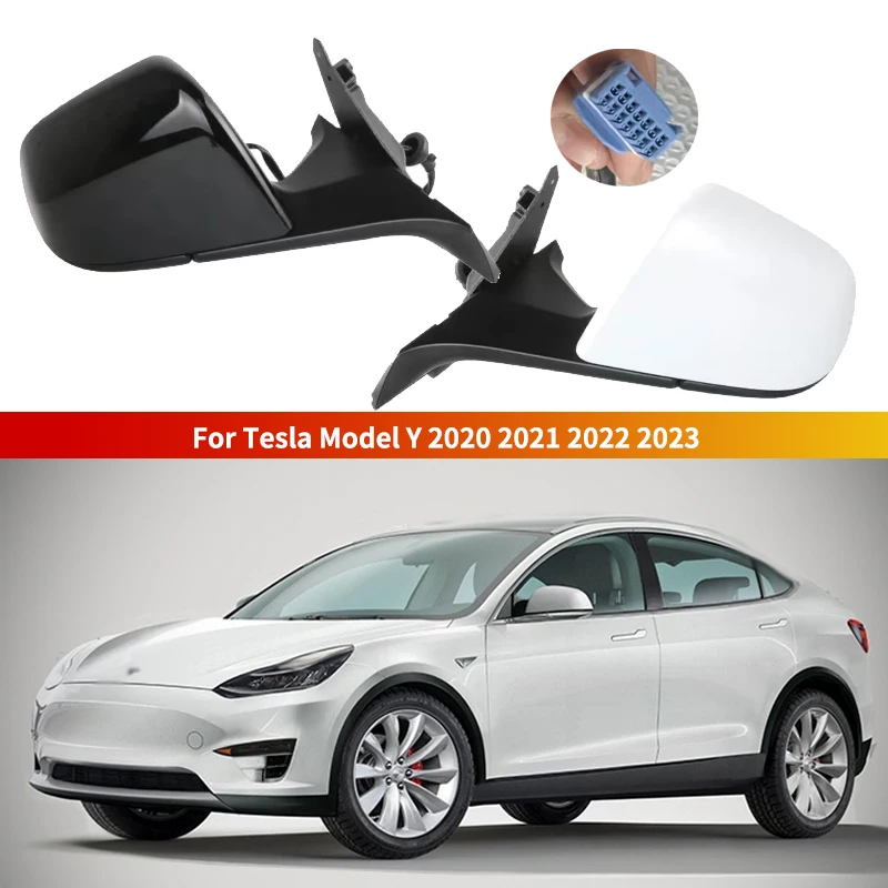 

Side Mirror Outside Side Mirror Assembly Door Wing Side Mirror Car Rearview Mirror For Tesla Model Y 2020 2021 2022 2023