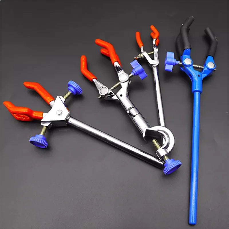 Laboratory three-claw beaker clamp condenser tube clamp four-claw clamp chain clamp flask clamp butterfly clamp