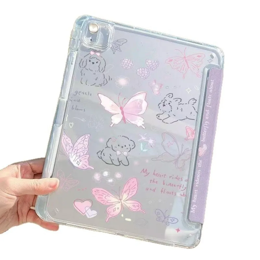 

Soft TPU Tablet Case Drop-proof Shockproof Tablet Protector Cute Lightweight for iPad 5 6 7 8 9 10/Air 1 2 3 4 5 6/Pro 2024