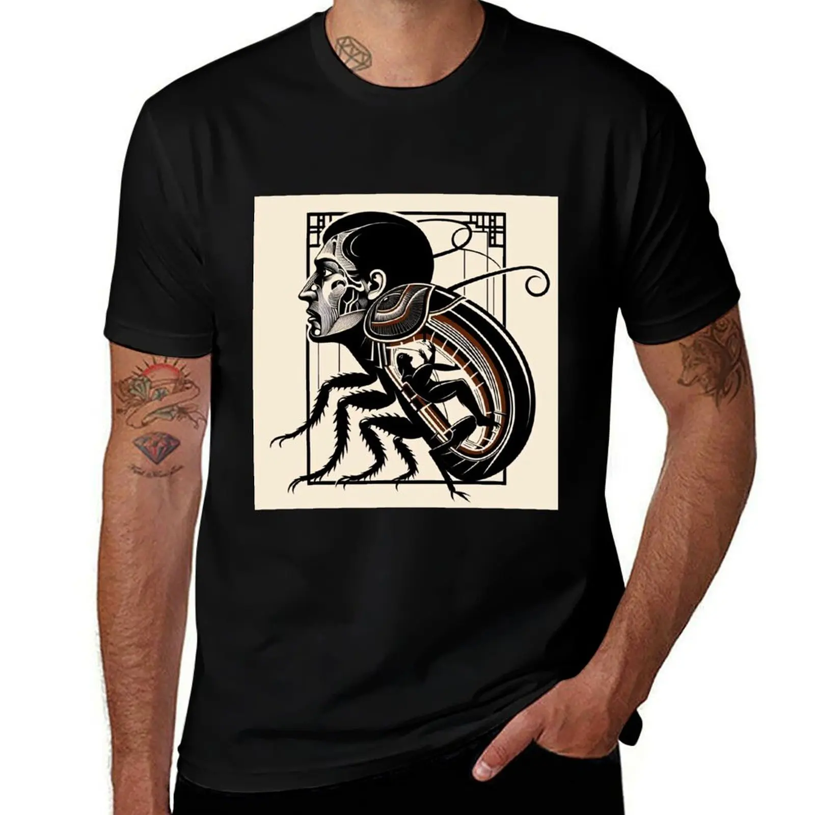 

The Metamorphosis By Franz Kafka T-Shirt clothes vintage clothes boys animal print cotton graphic tees men clothings