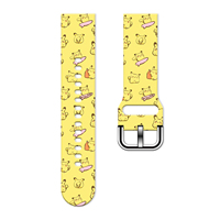 20MM 22MM Pokemon 4 print watch strap for Samsung Galaxy Watch 7/6/5 40mm 44mm Band Replaceable Bracelet for Xiaomi Huawei Watch