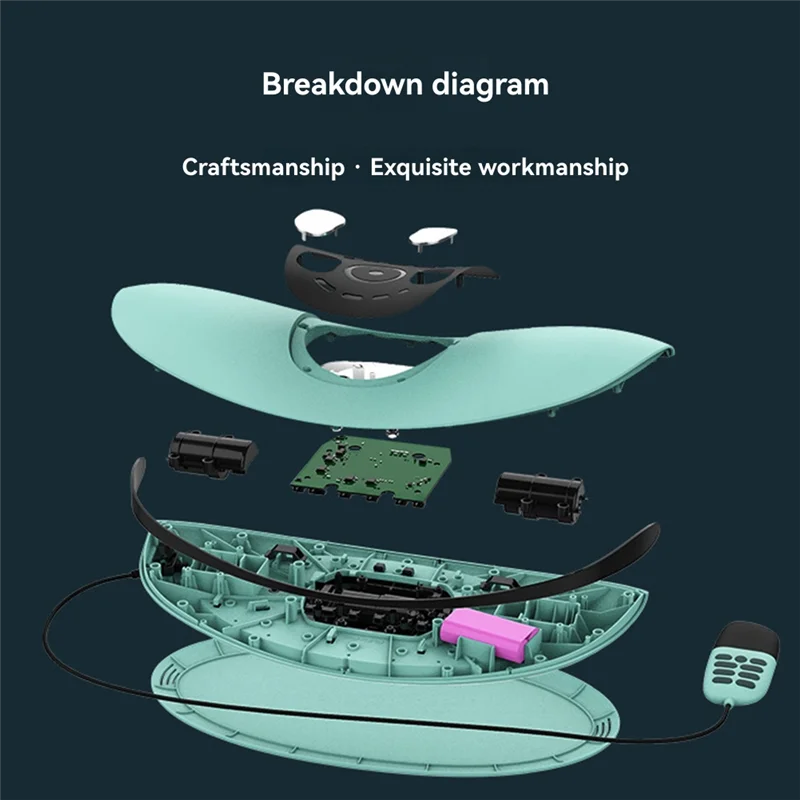 SANQ قطني العمود الفقري مدلك الساخن ضغط ثرموستاتي مدلك الكهربائية الذكية عنق الرحم وقطني مدلك