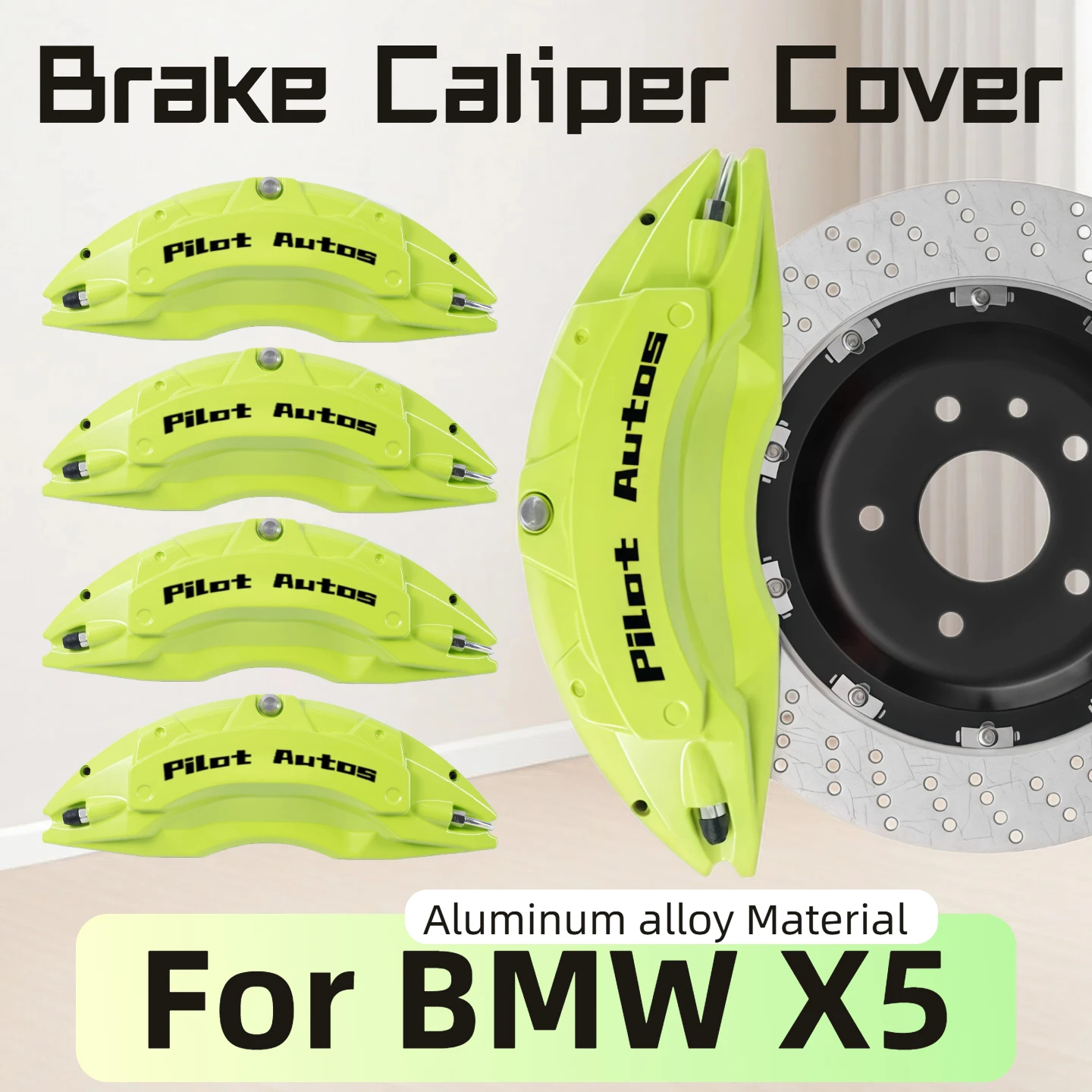 

For BMW X5 Car Brake Caliper Cover Aluminum Alloy Exterior For BMW X5 E53 E70 F15 G05 sDrive40i xDrive40i/30d/40d/50e M60i