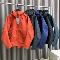 Chaqueta de concha dura para exteriores para hombre, abrigo impermeable transpirable con capucha para montañismo, esquí, Camping, ciclismo y trote, ropa deportiva de calidad