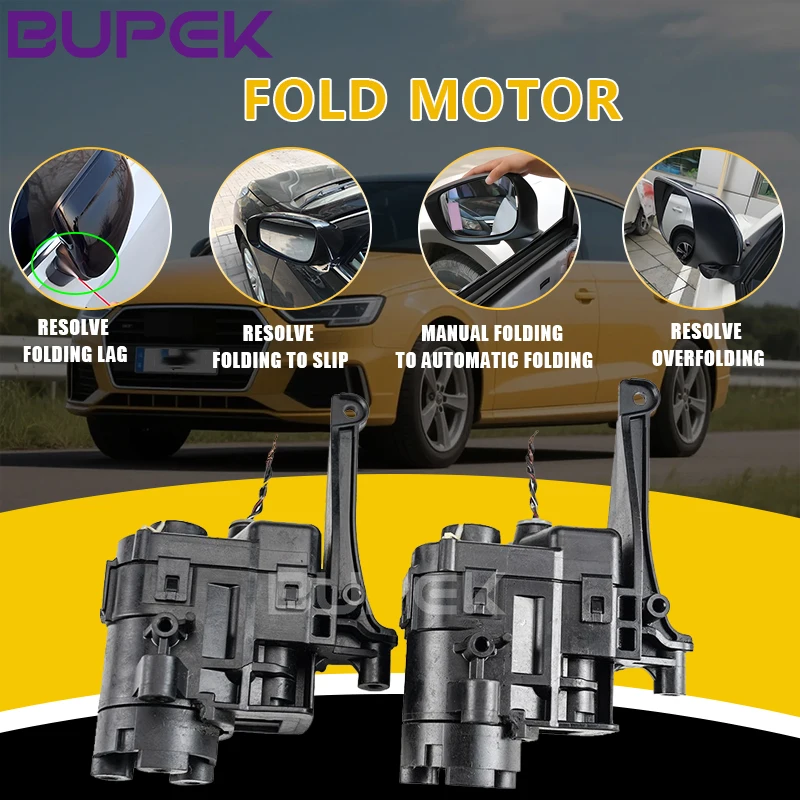 

BUPEK Car Power Folding Unit Mirror Actuator Motor left right For Mazda Miata MX-5 Roadster CX-9 original accesorios para auto