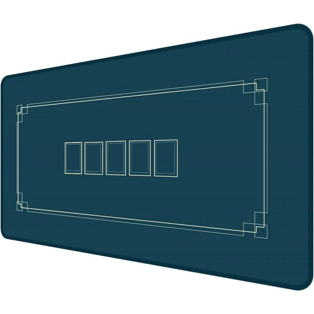 XXXL Texas Hold'em Poker Mat - Smooth, Water-Resistant, and 2mm/3mm Non-Slip Texas Hold'em Poker Made of Rubber Game Desk Mat