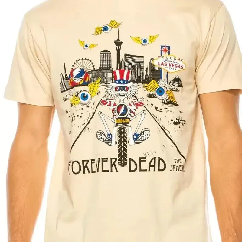 DEAD AND CO SPHERE T SHIRT Souvenirs Fans s Reprint KV28140