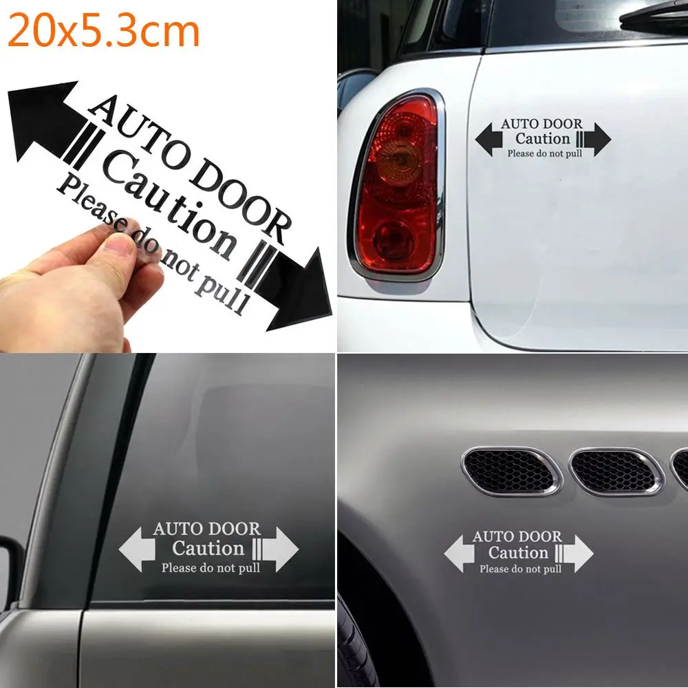 New Decal Home Car Sticker Warning Caution Auto Door  Please Do Not Pull