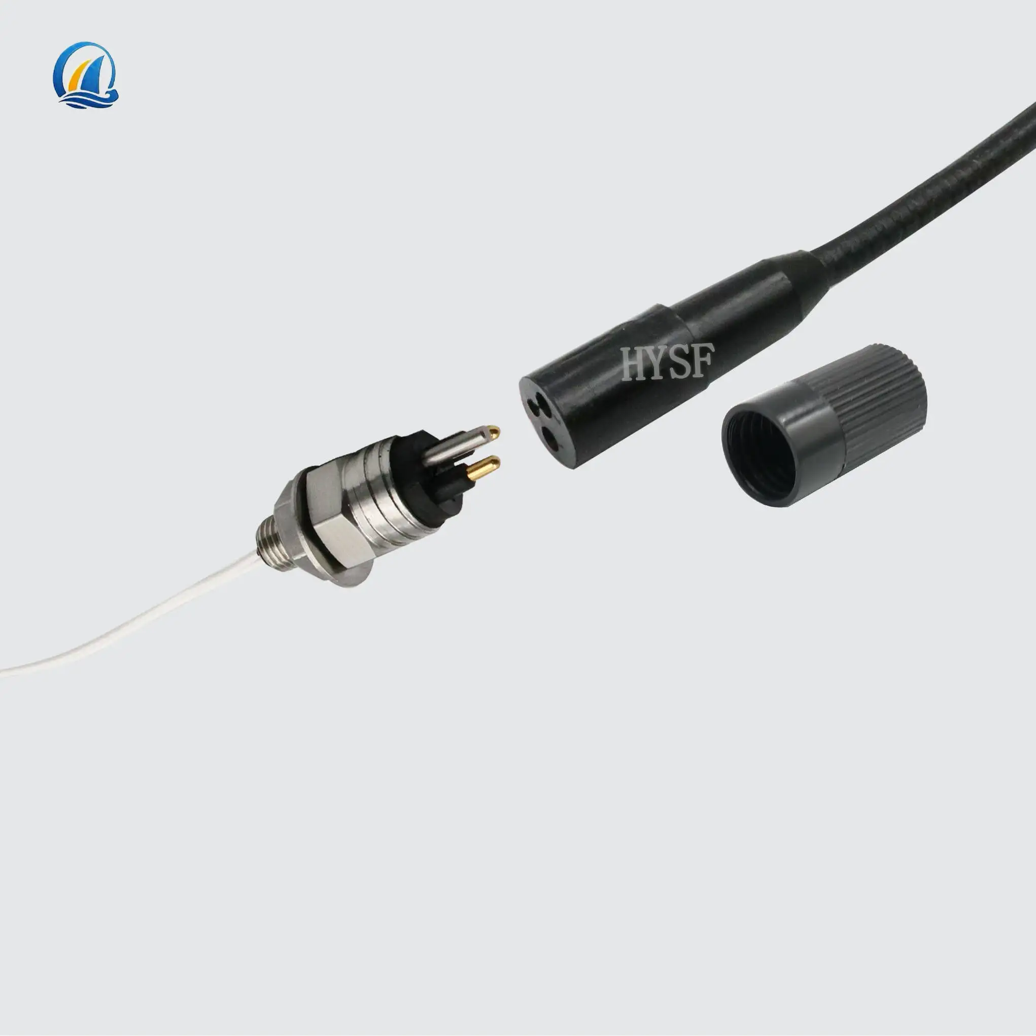2 Pin IP69K Micro Circular Underwater Connector for ROV Subsea Camera Commercial Diving SubConn-Compatible MCBH2M