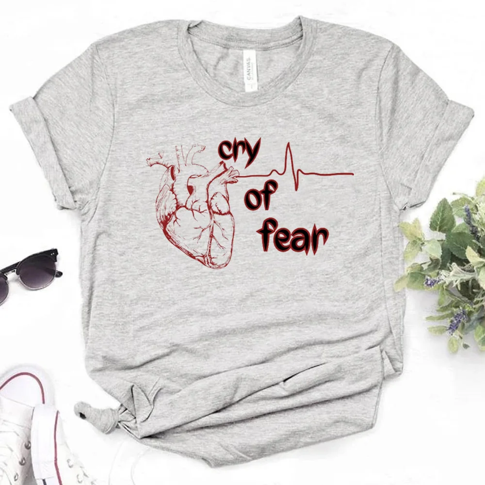 Cry of Fear top women designer Y2K manga t shirt female Japanese clothes