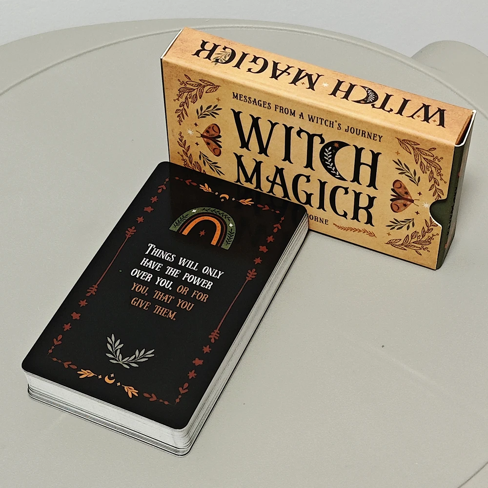 Колода Oracle Witch Magick 10,3*6 см, 40 шт. Вдохновляющие карты с ключевыми словами