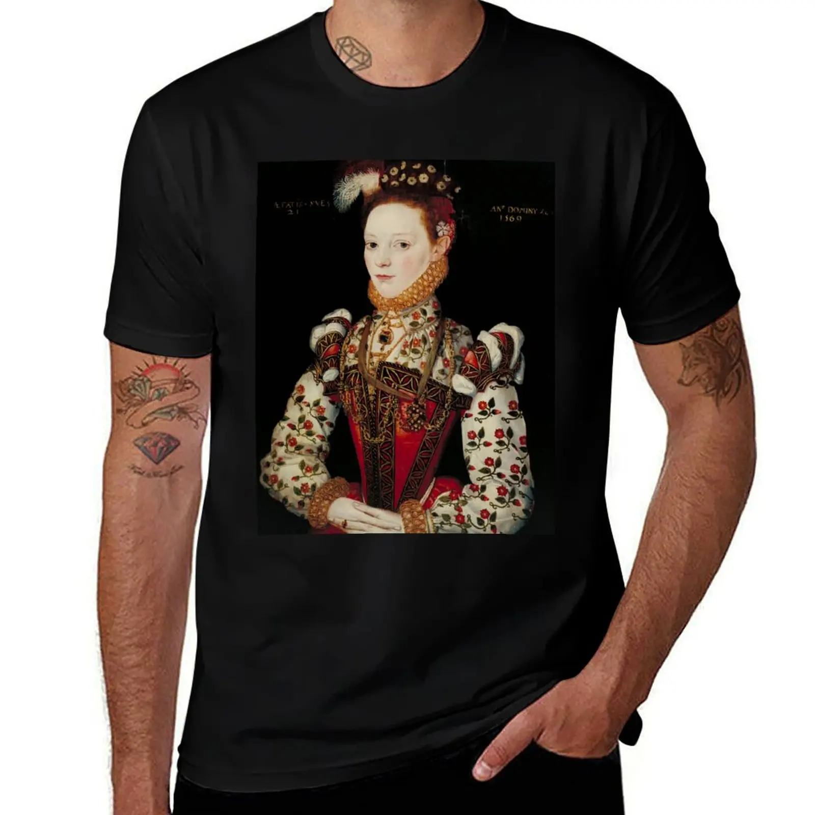 Helena Snakenborg (1569) - British School T-Shirt Large Size Loose Casual Tee T-Shirt