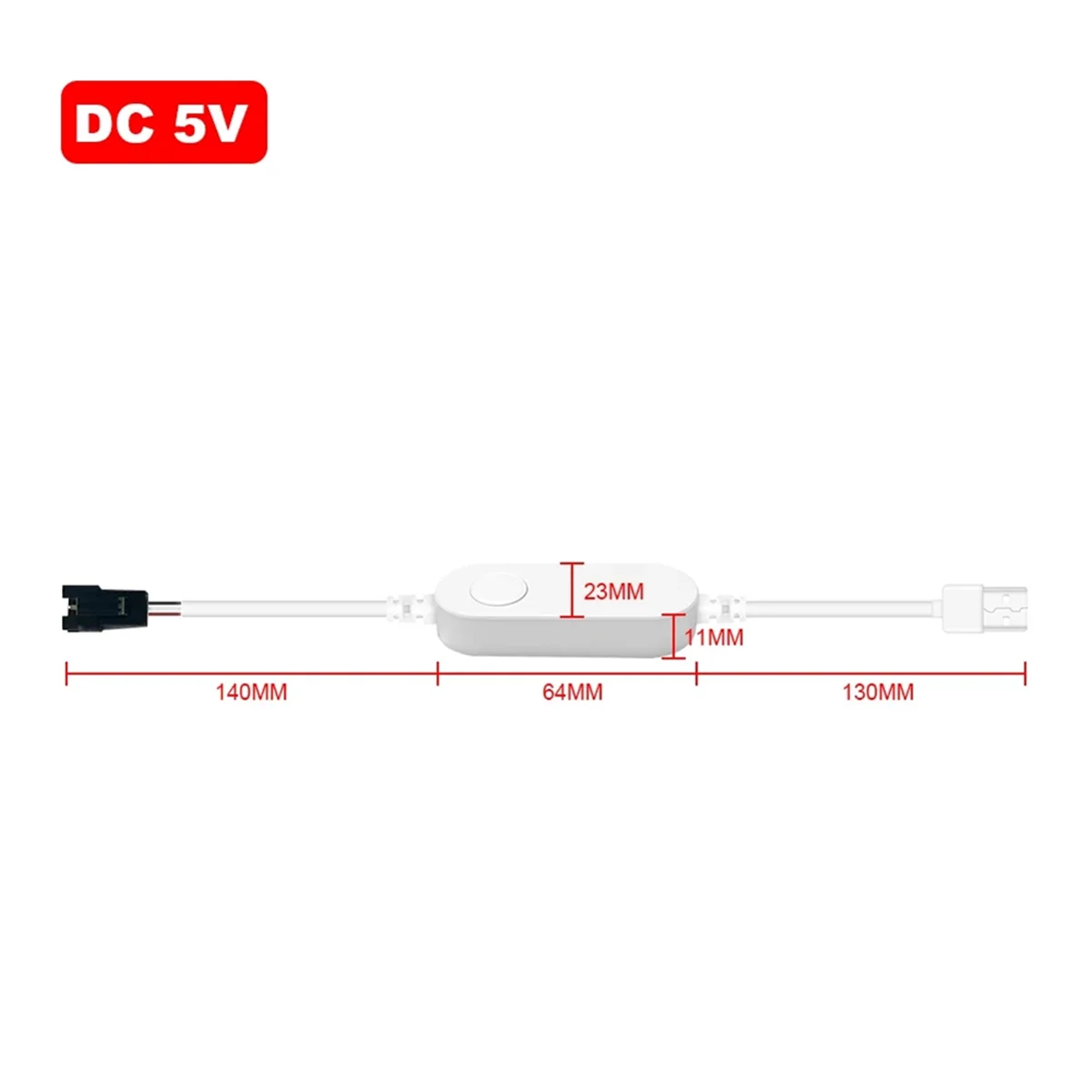 BAAZ HOT~ WLED ESP32 Mini LED Strip Controller RGB IC Digital with Mic Mode DC5V USB Dynamic WS2811 WS2812/B