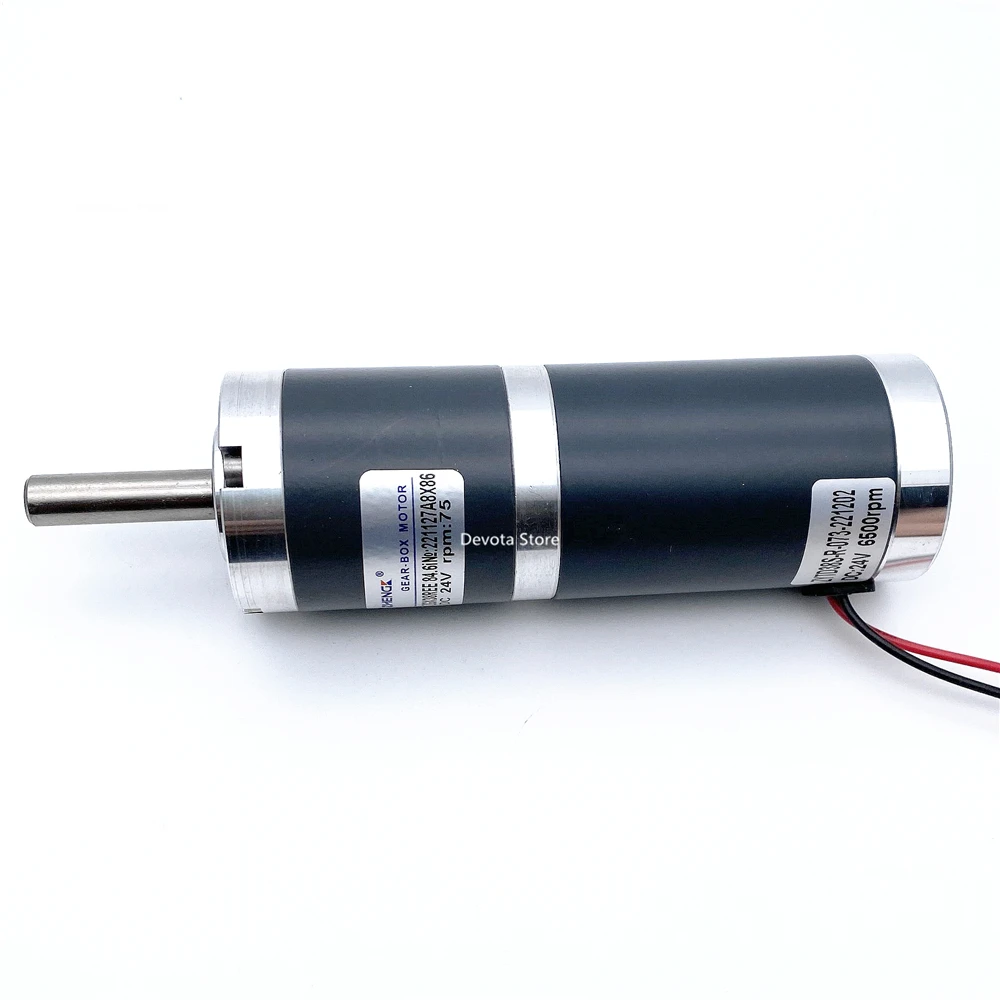 38MM Diameter DC 12V 24V Planetary Gear Motor ZGX38REE ZYTD38S-R DIY Model Motor