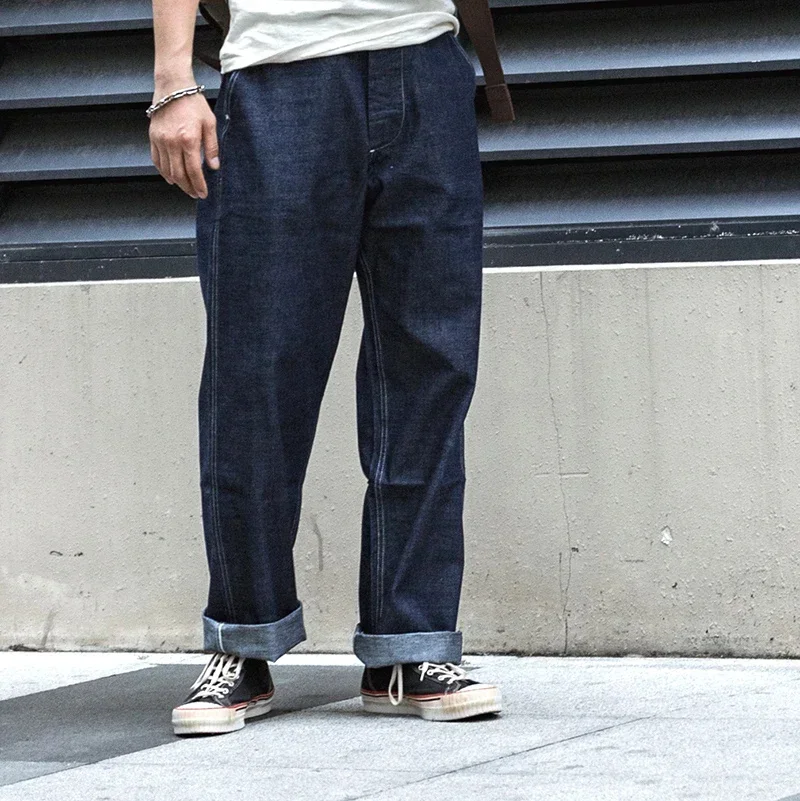 Bronson CCC P40 Dungarees Pant 10oz Selvedge Denim Army Utility Fatigue Trousers