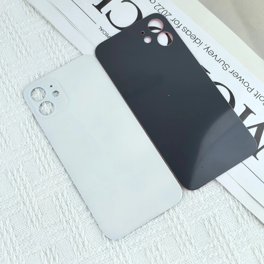 Back Cover For iPhone 12 Glass Battery Cover Door Housing Replacement Part for iPhone 12 Battery Back Cover