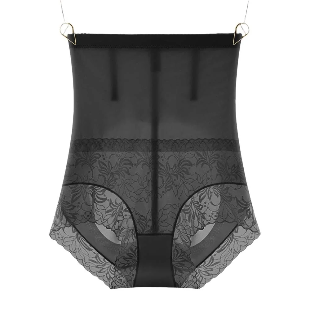 

Fashion Lace Shapewear Panties Women High Waist Large Size Seamless Underwear Lingeries Traceless Postpartum Body Shapers Girls