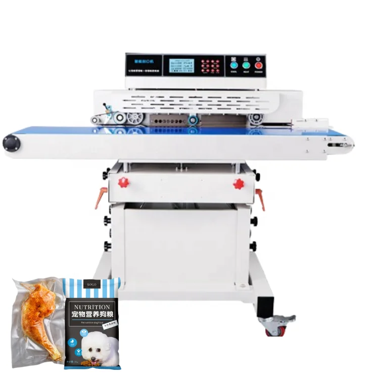 280Q TEPPS Smart Continuous Vacuum Nitrogen Gas Flushing Packaging Band Sealer Sealing Machine