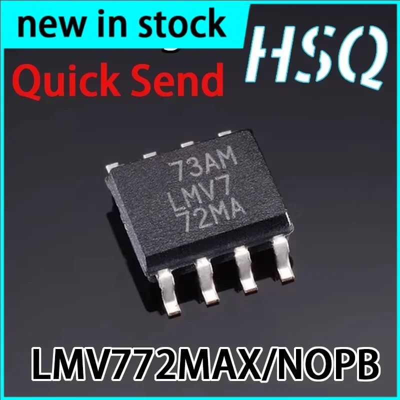 1PCS LMV772MA LMV772MAX/NOPB LMV772 Operational Amplifier Package SOP8 New Original