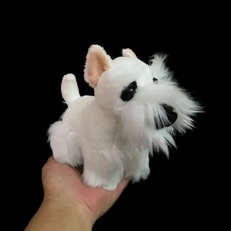 

Супер милый шнауцер, очаровательная плюшевая игрушка для собаки Абердин-терьера, креативные фигурки шотландского терьера, кавайные игрушки, подарки